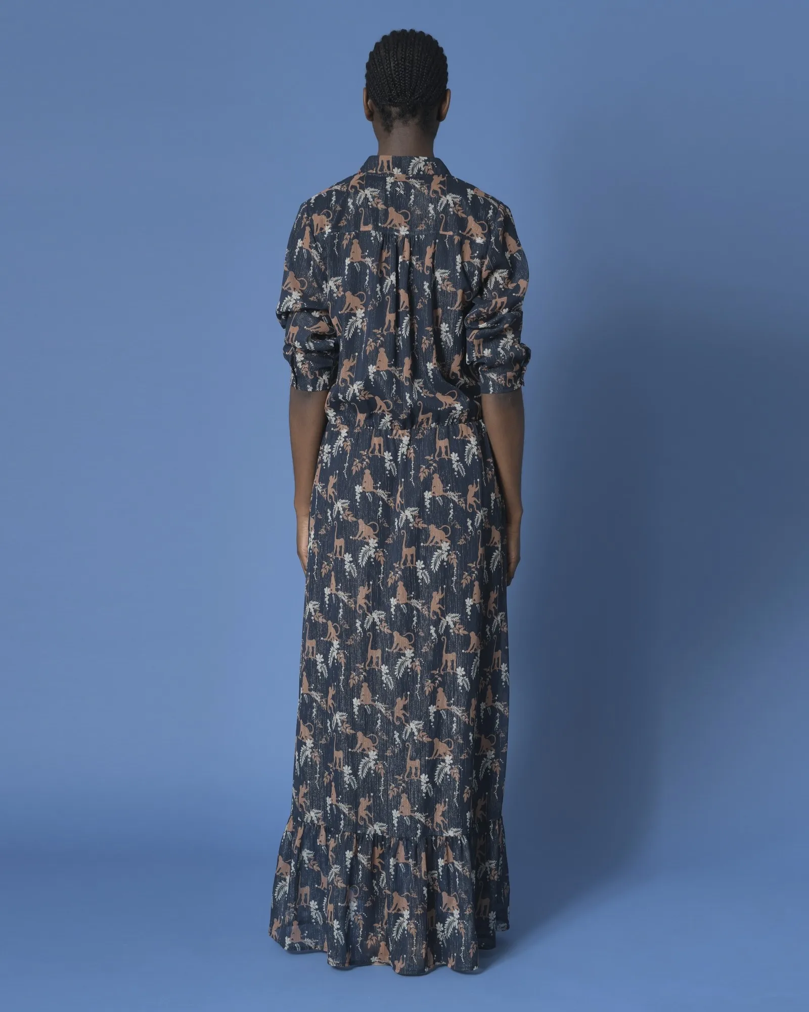 Robe maxi à imprimés SVNTY