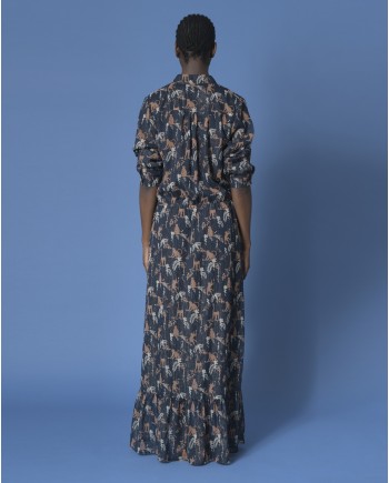 Robe maxi à imprimés SVNTY