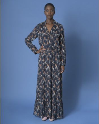 Robe maxi à imprimés SVNTY
