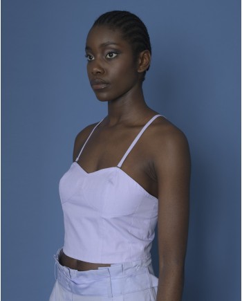 Bustier à fines bretelles Katia Giannini 