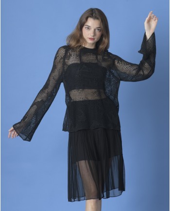 Jupe à broderie Alexander McQueen