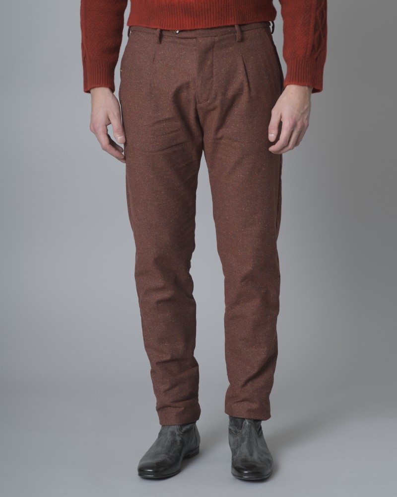 Pantalon en laine mélangée Cruna