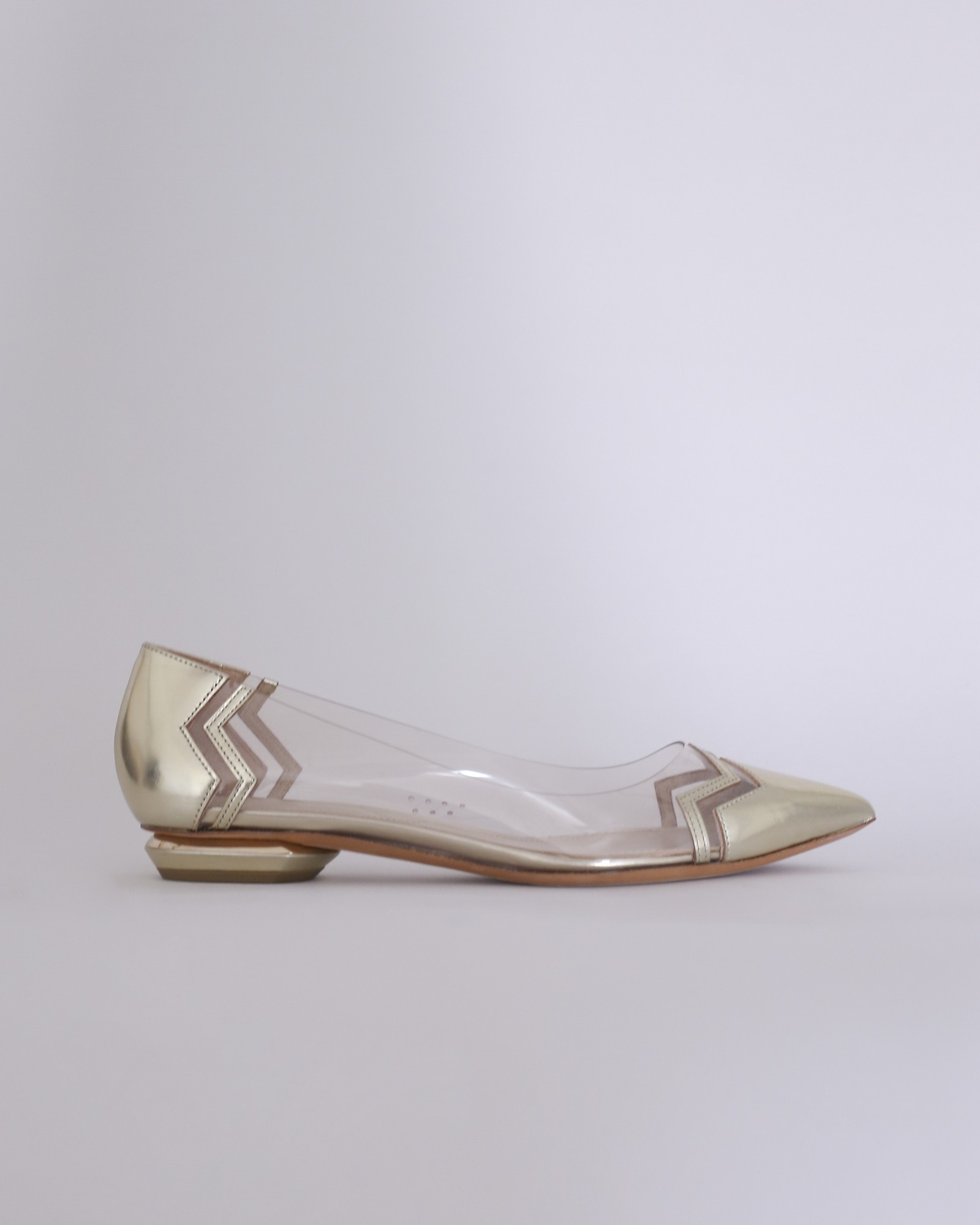 Ballerines dorees on sale