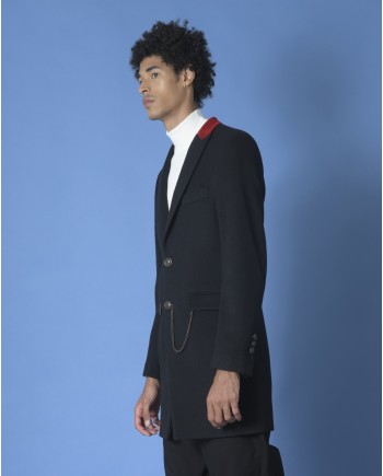 Manteau officier en laine Lords & Fools 