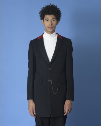 Manteau officier en laine Lords & Fools 