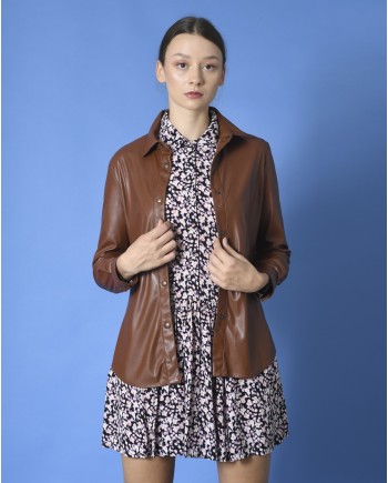 Chemise en similicuir Maesta