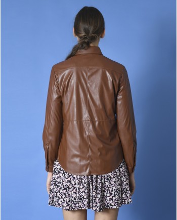 Chemise en similicuir Maesta