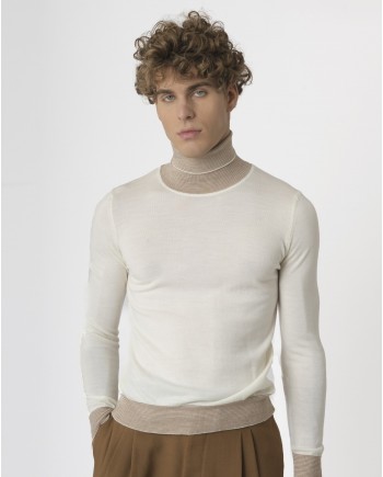 Pull à col roulé Vneck 