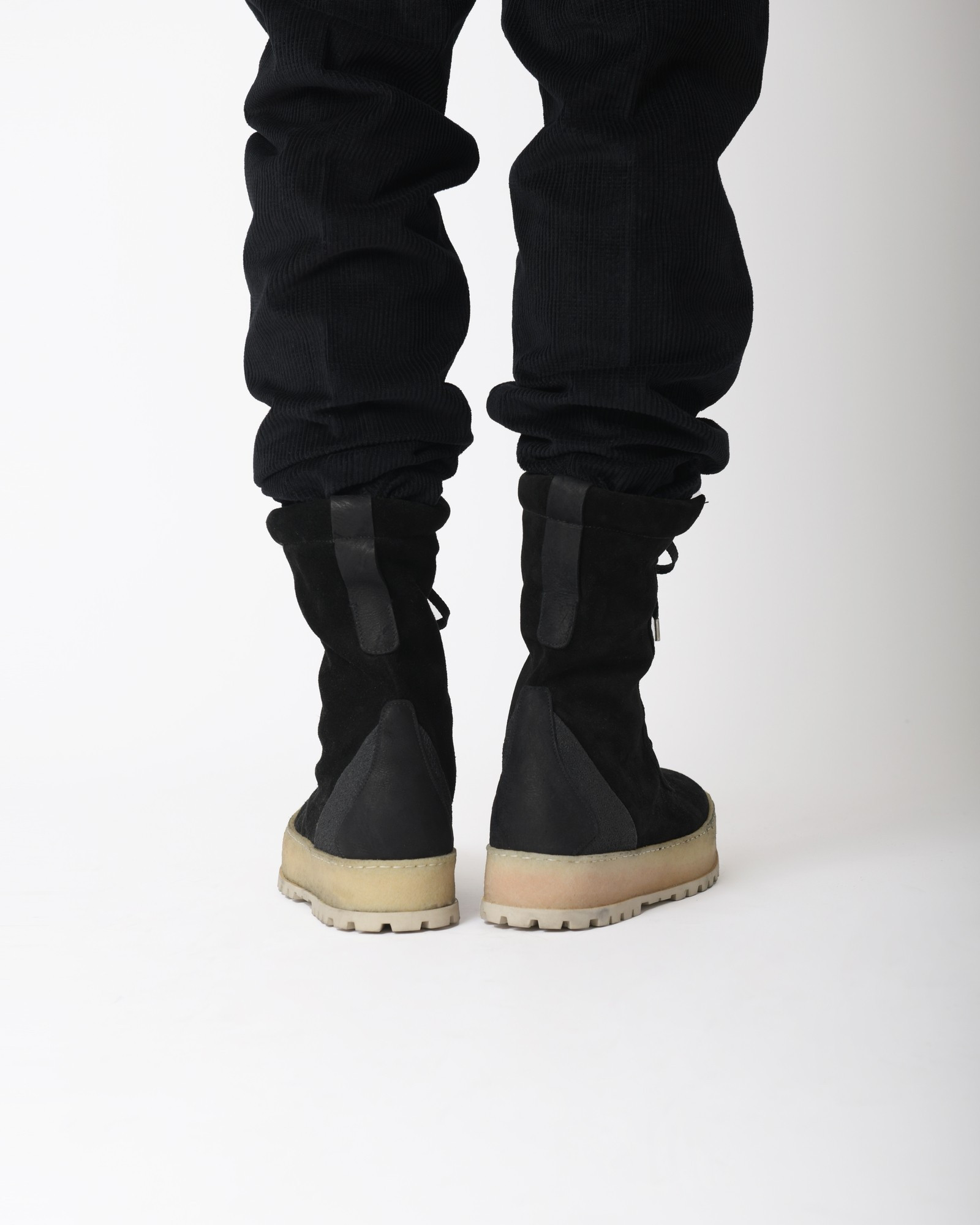 Botte montante en cuir retourné Premiata 