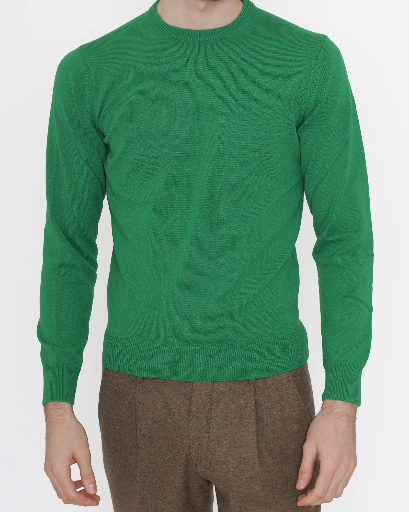 Pull vert en cachemire Casheart