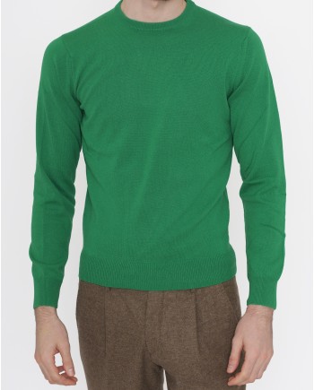 Pull vert en cachemire Casheart