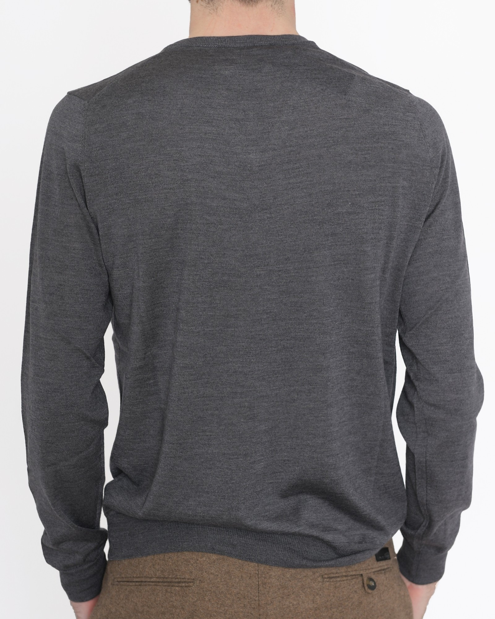 Pull col V en Laine Vneck 