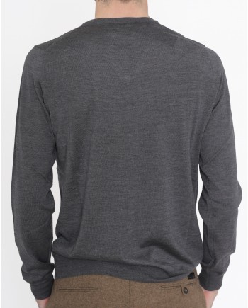 Pull col V en Laine Vneck 