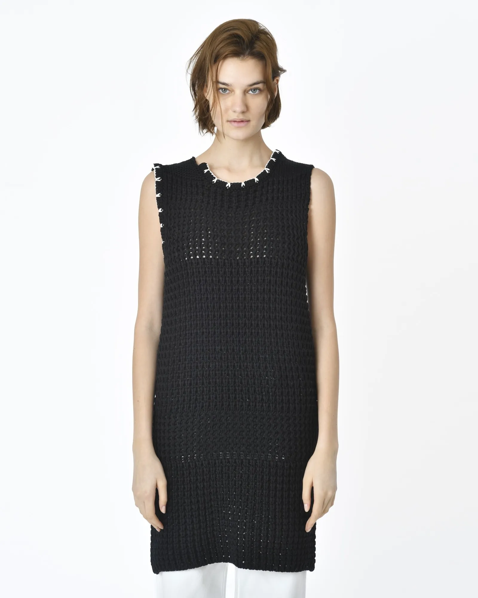 Robe noir crochet Maison Flâneur 