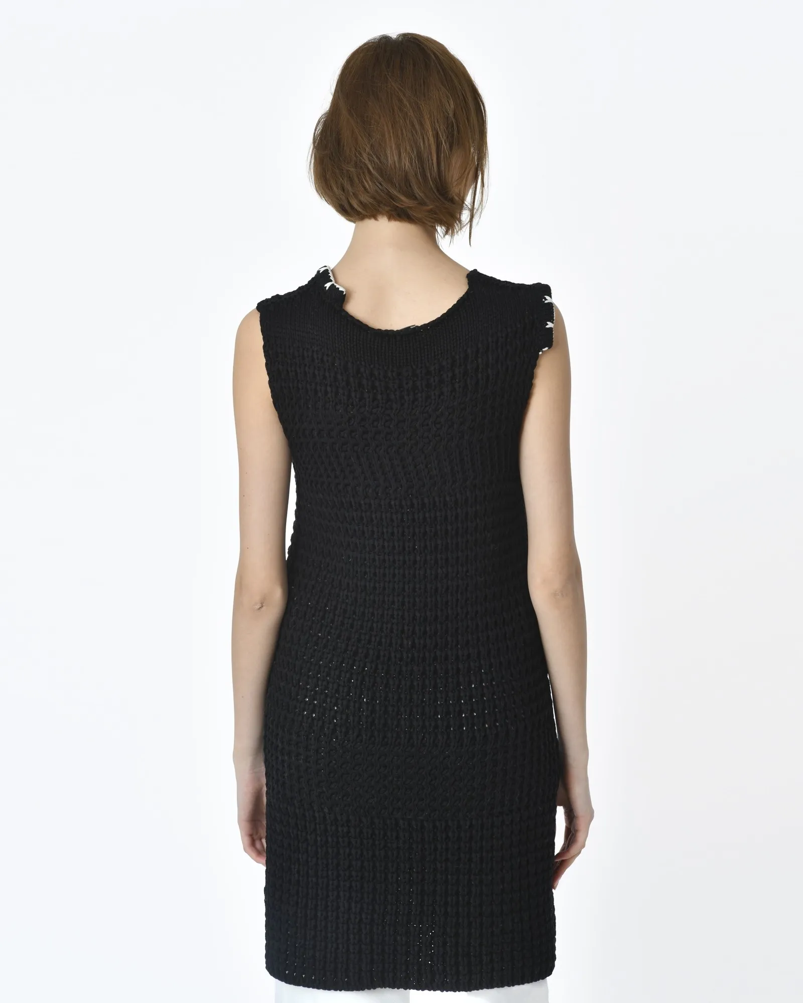 Robe noir crochet Maison Flâneur 