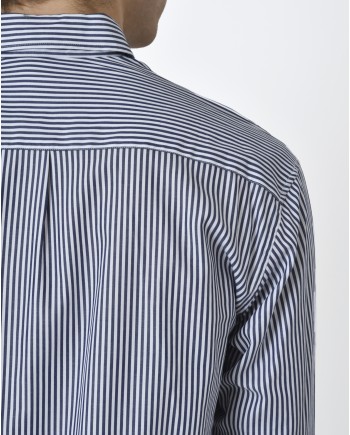 Chemise à rayures bleue Editions M.R