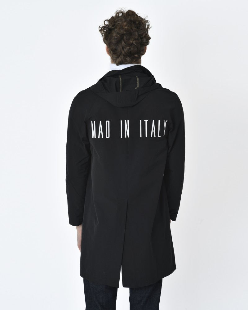 Manteau imperméable noir Palto