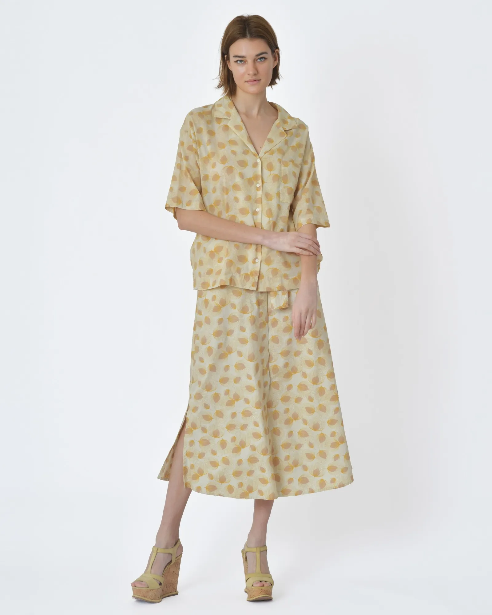 Chemisier d'ensemble à fleurs Diega