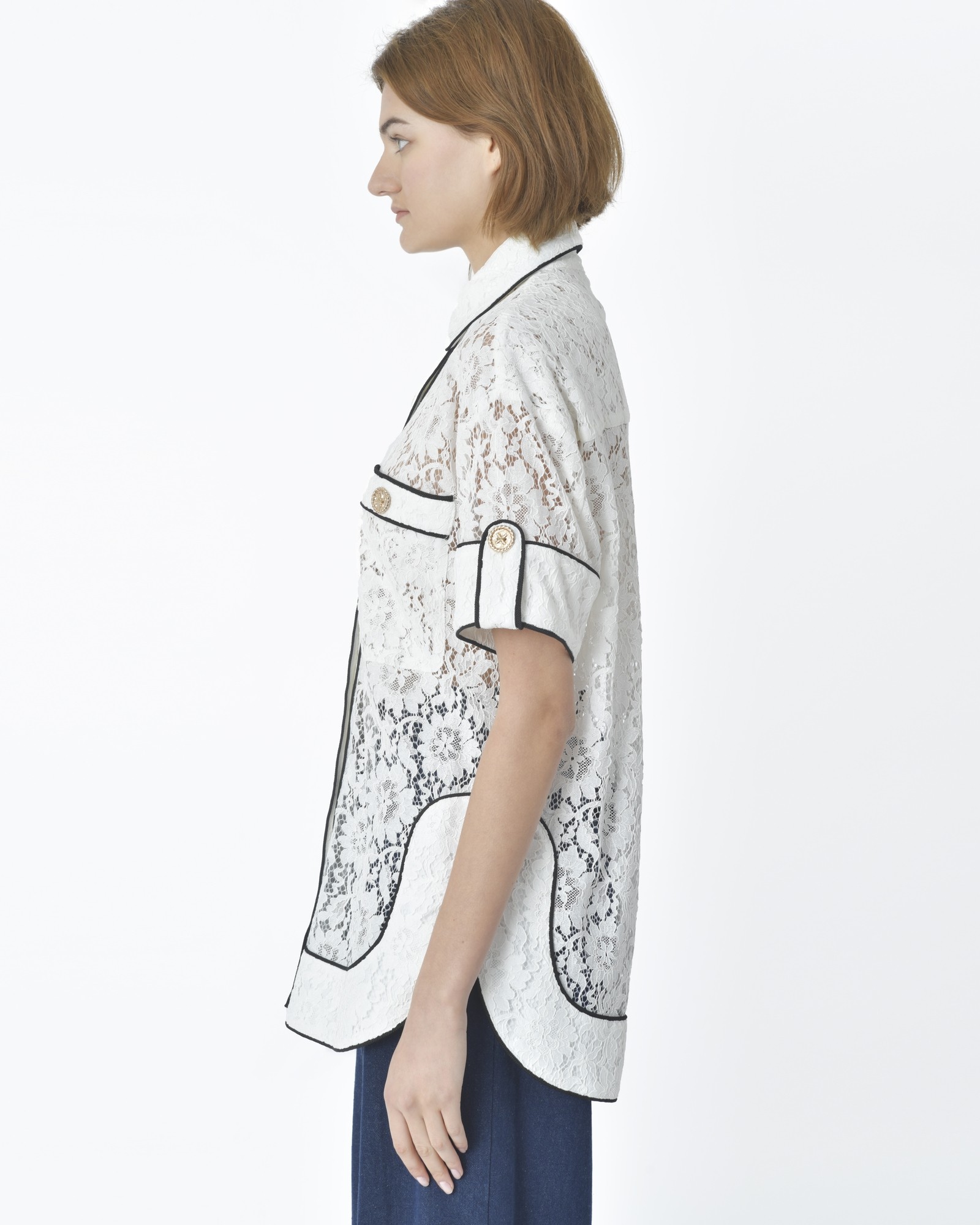Chemisier Blanc Femme B. Taylor Taille M - Occasion Très Bon état