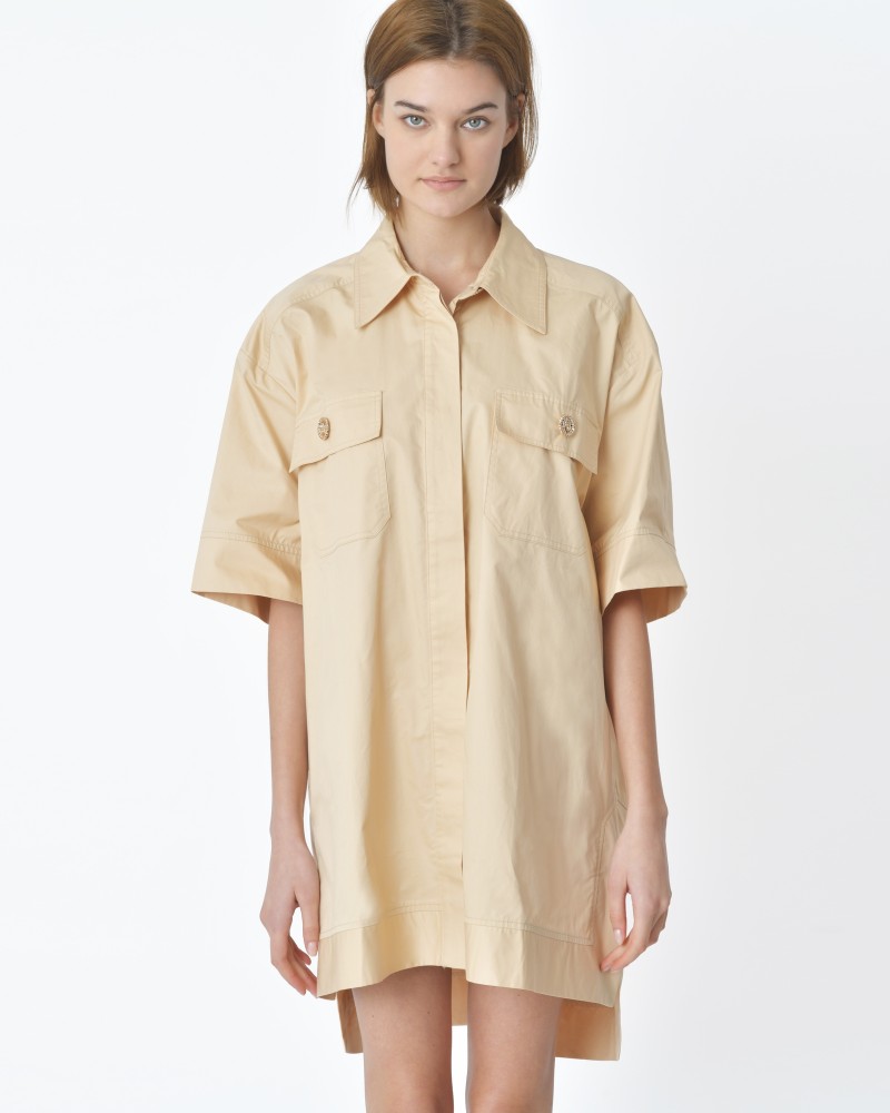 Chemisier beige Edward Achour