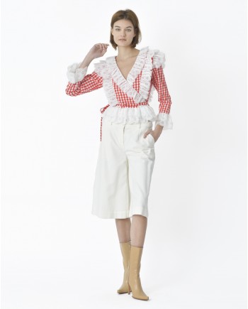 Bermuda écru Stefano Mortari