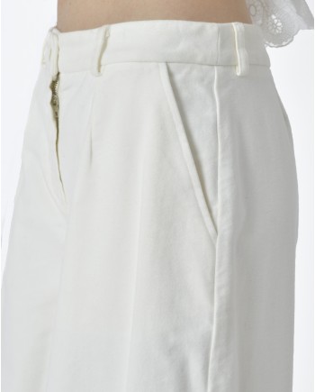 Bermuda écru Stefano Mortari