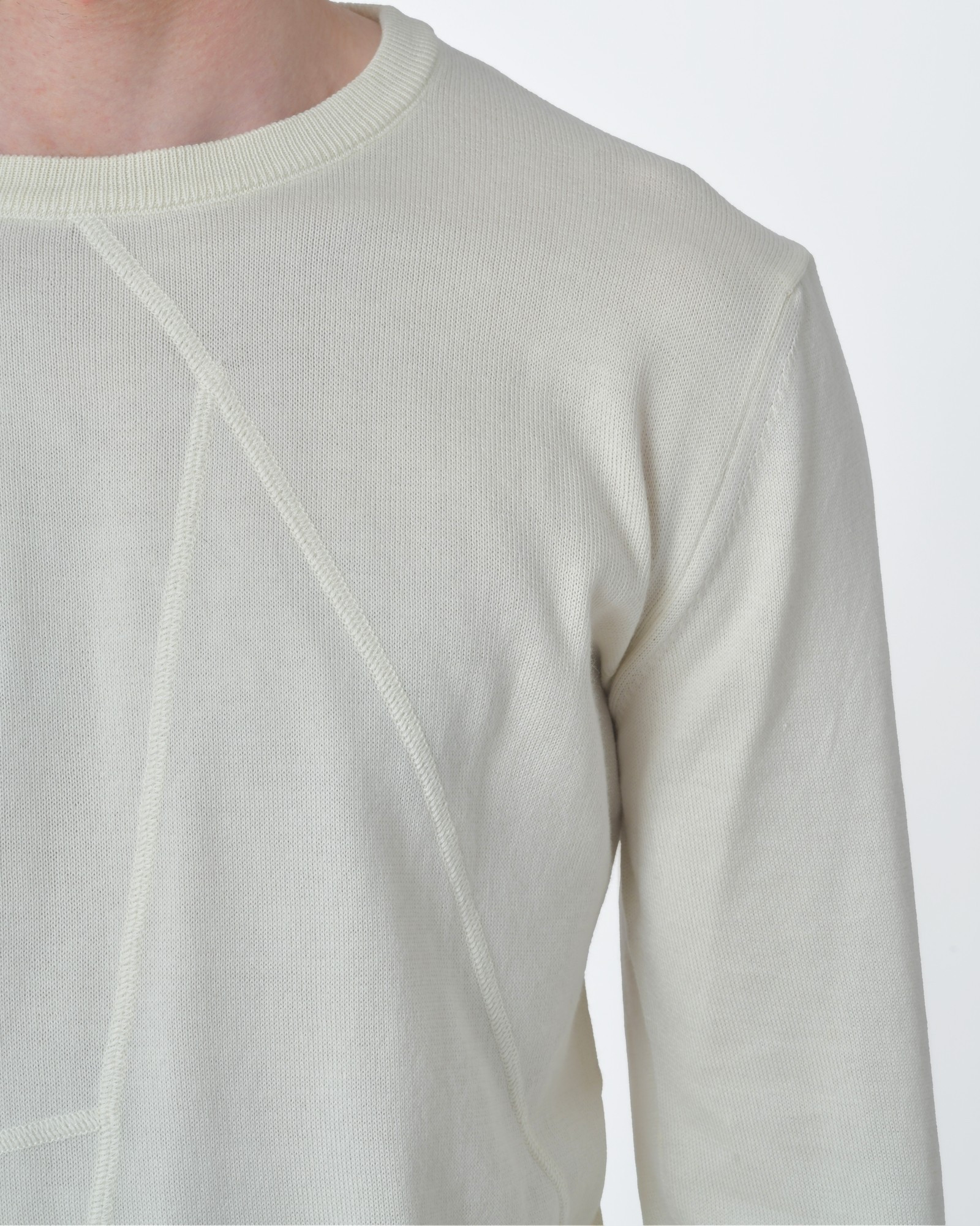 Pull maille blanc écru Ly Adams 