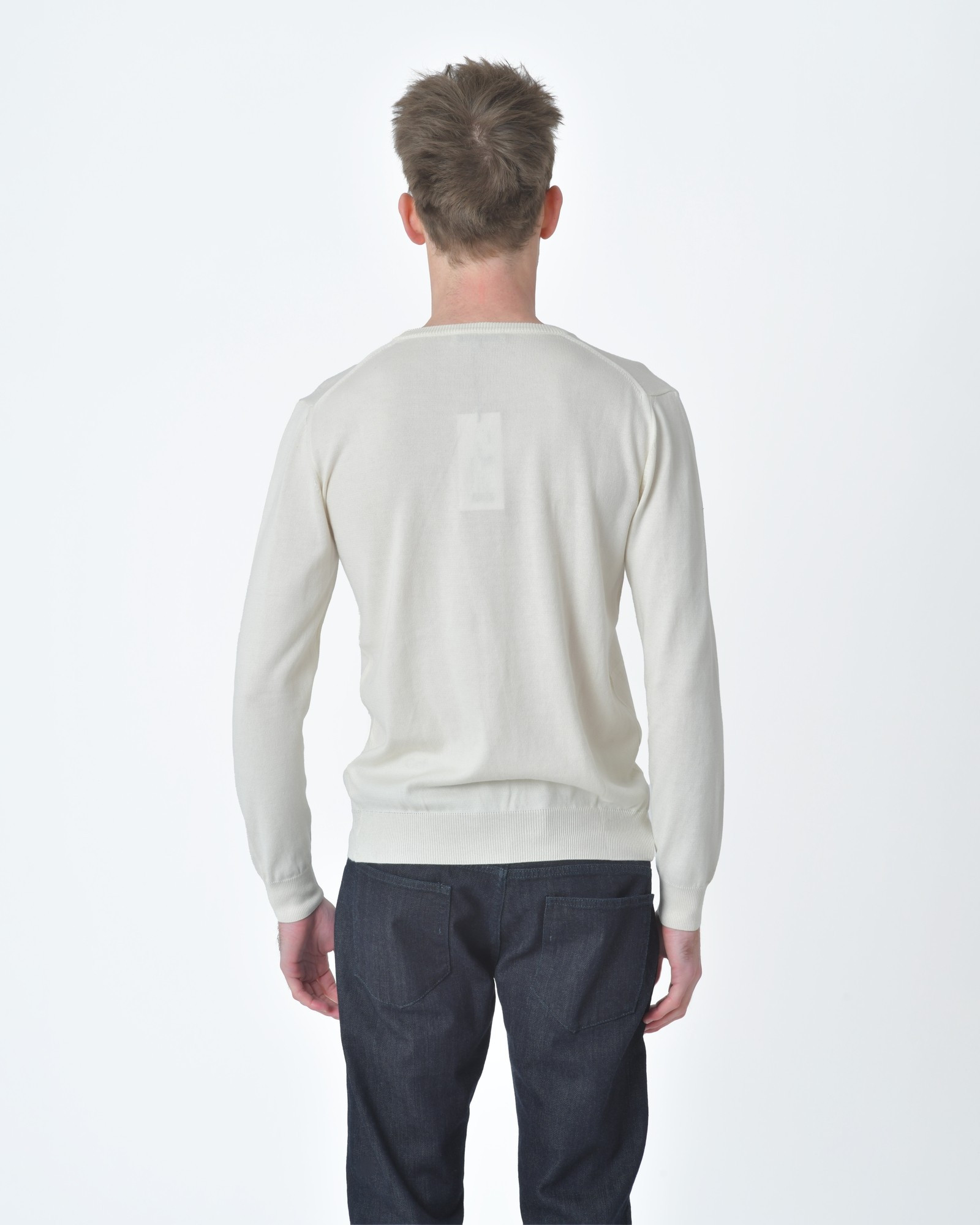 Pull maille blanc écru Ly Adams 