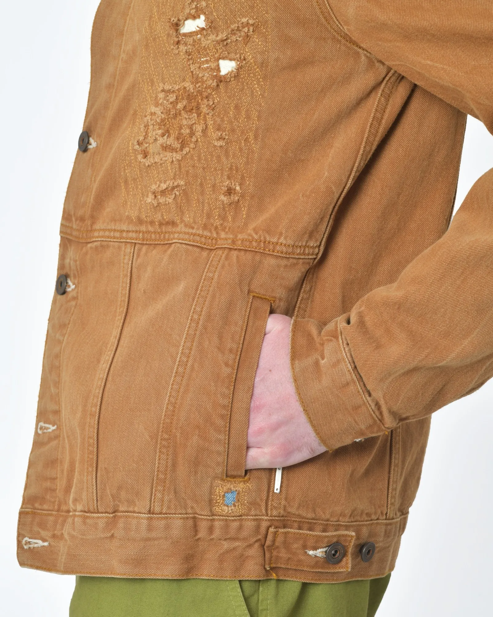 Blouson veste denim camel Scotch & Soda 