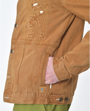Blouson veste denim camel Scotch & Soda 