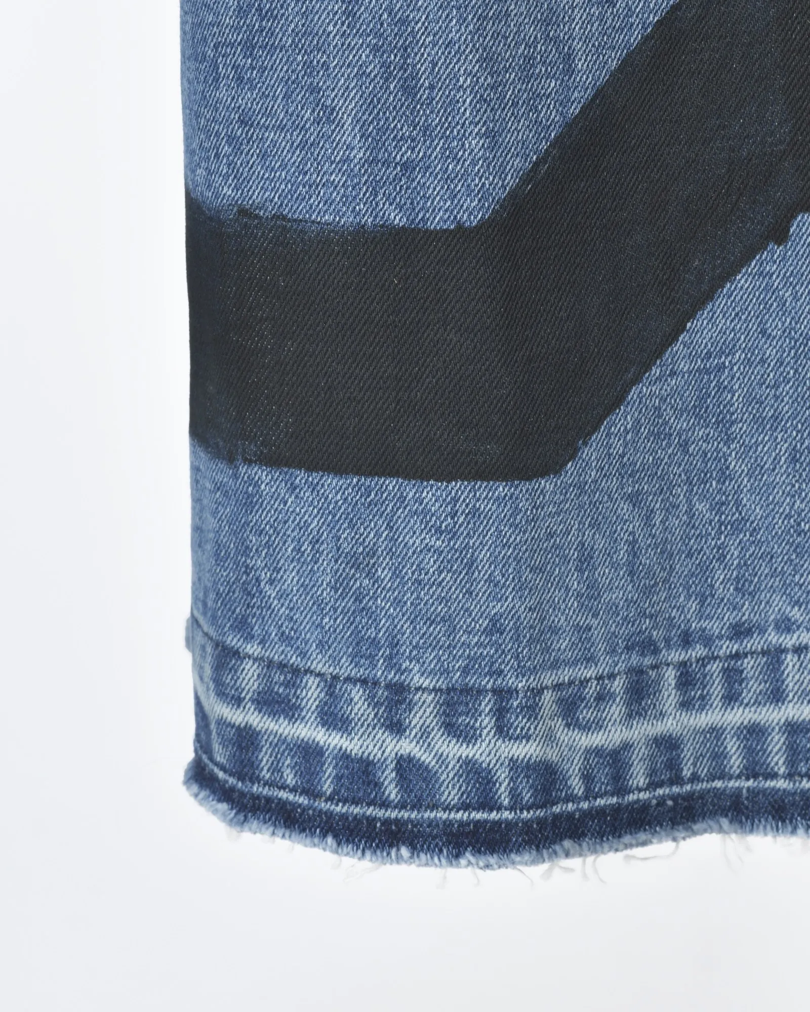 Jean denim bleu effet déchiré Maurizio Massimino