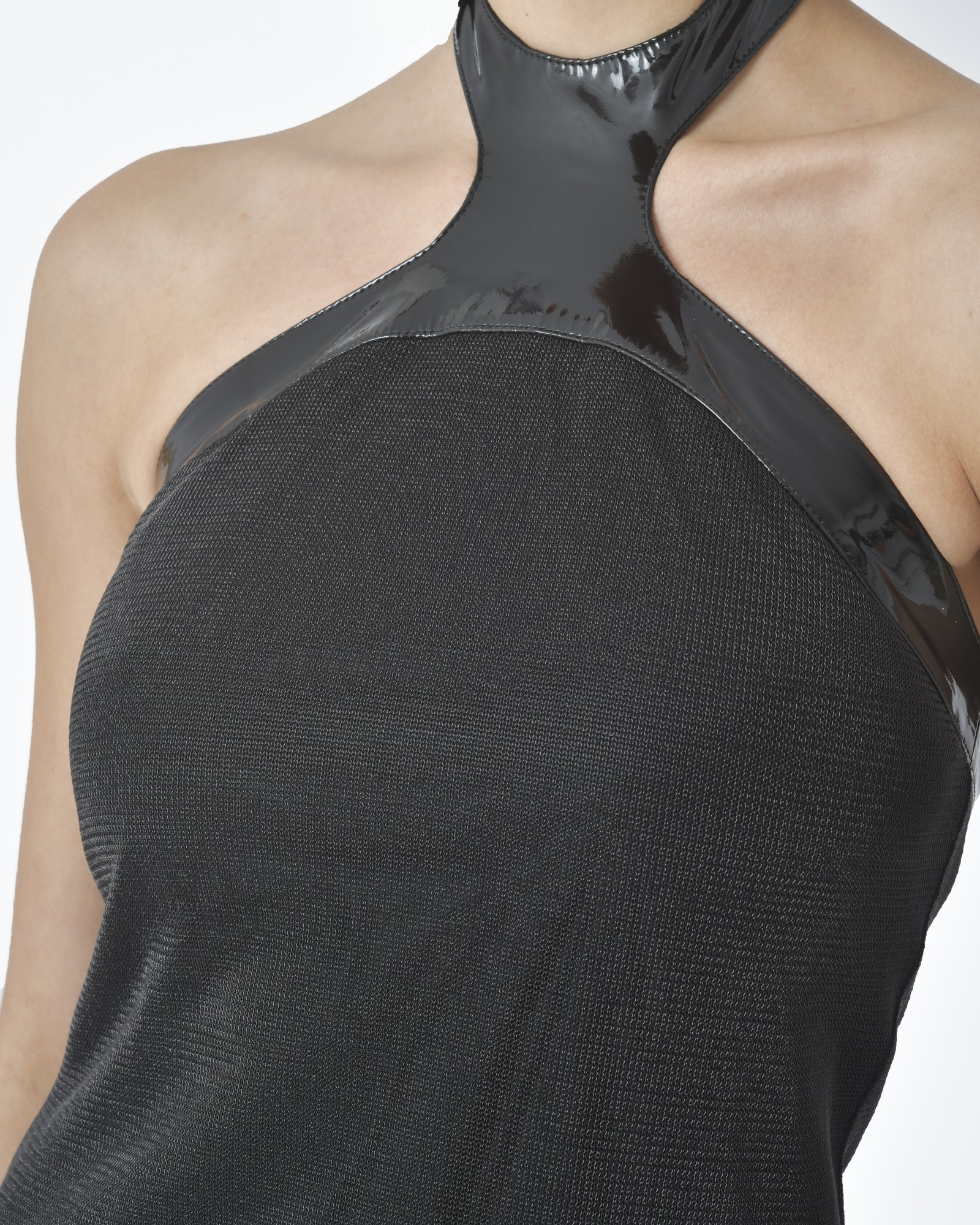 Robe vinyle et maille chaine Plein Sud - Robes | La Piscine Paris ...