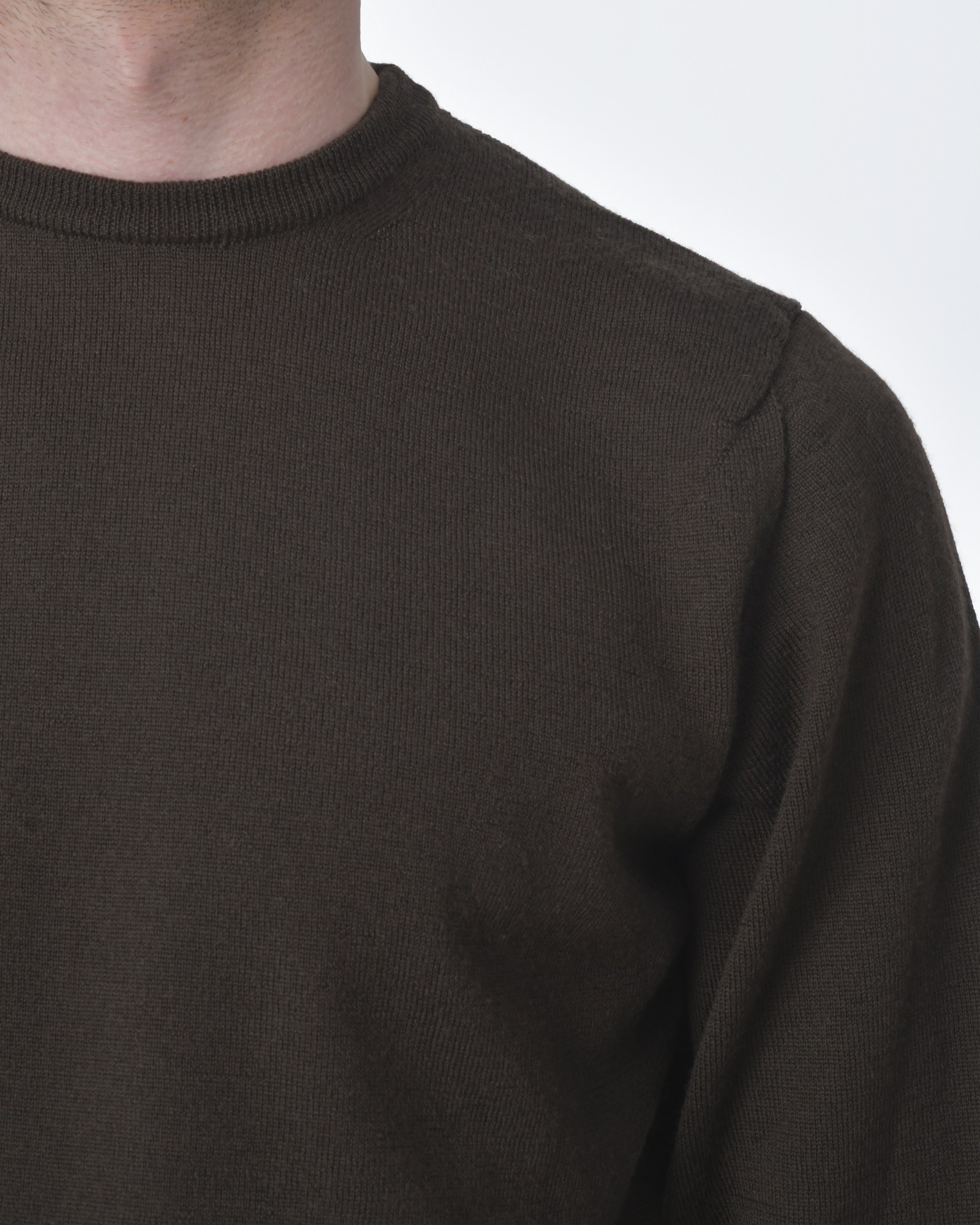 Pull maille marron Casheart