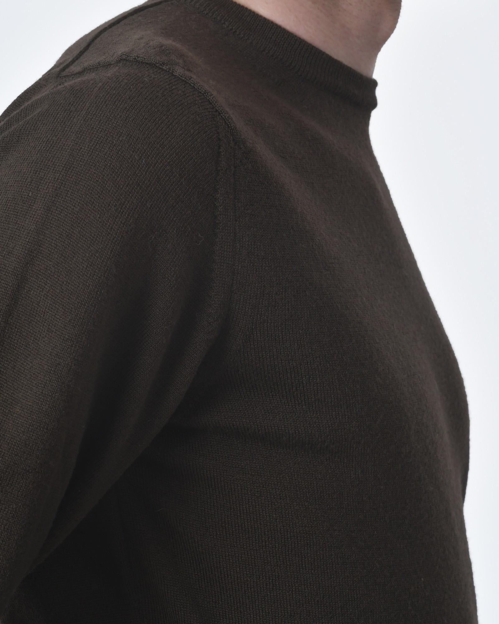 Pull maille marron Casheart