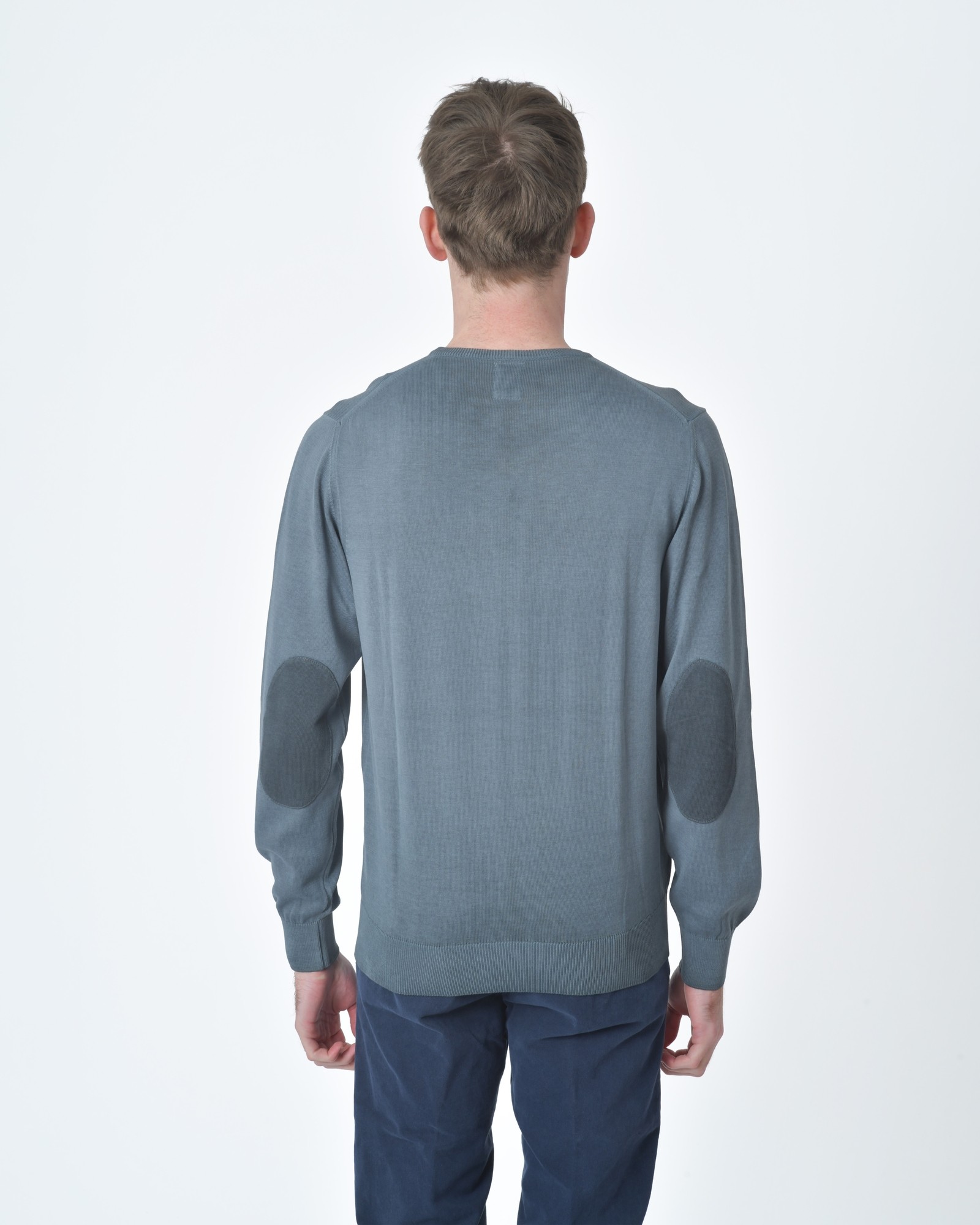 Pull Homme Jules Taille S – Gris Chiné, Coton, Manches Longues, Parfait état