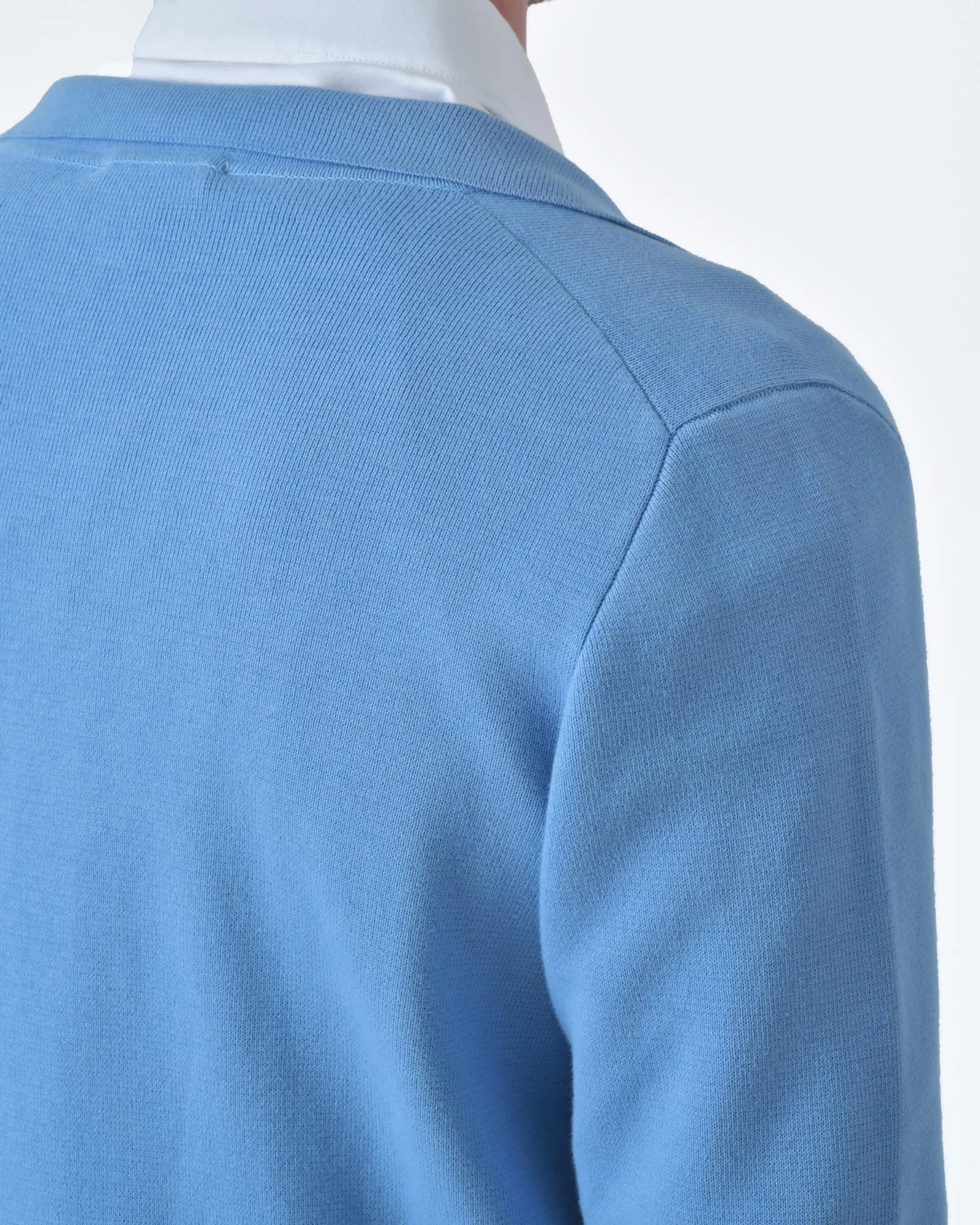 Veste maille bleu Casheart