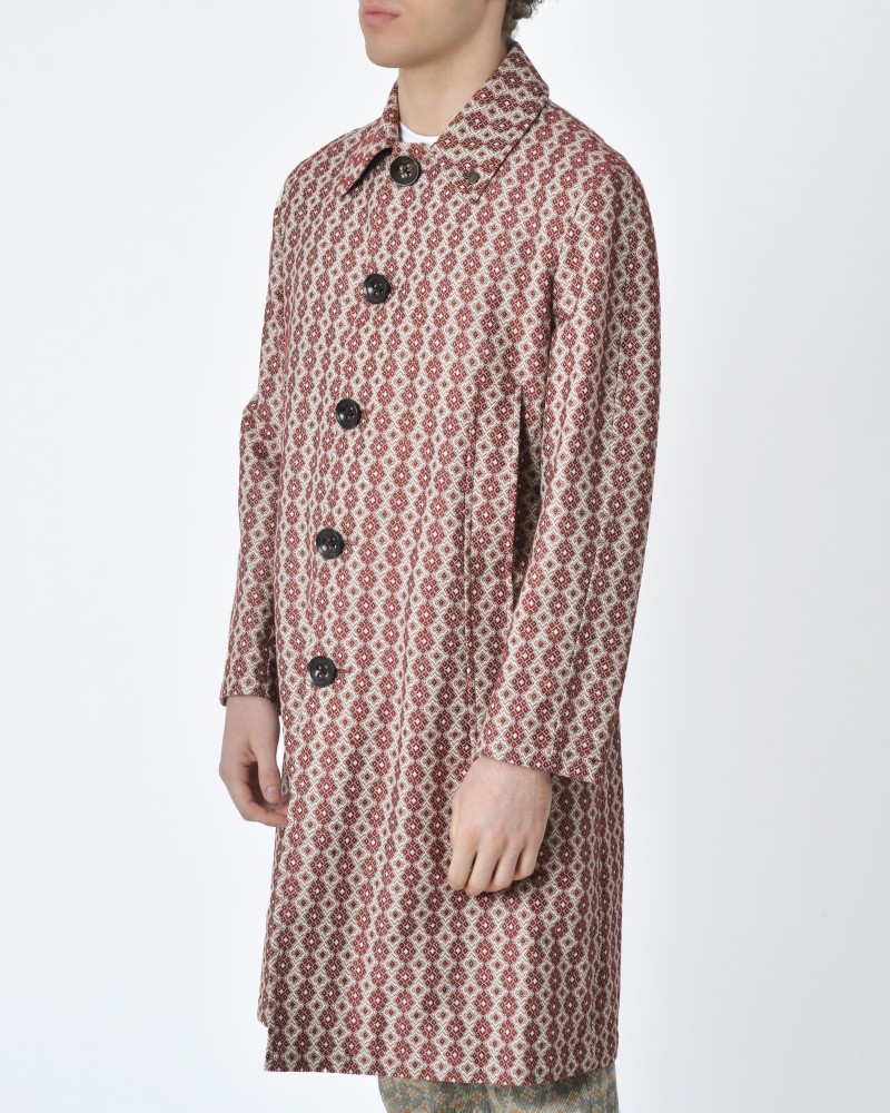Manteau en coton à motifs Gabriele Pasini