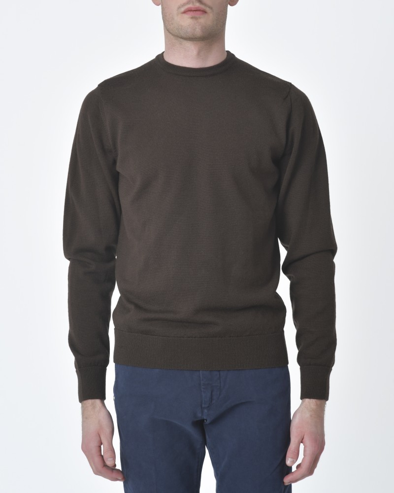 Pull maille marron Casheart
