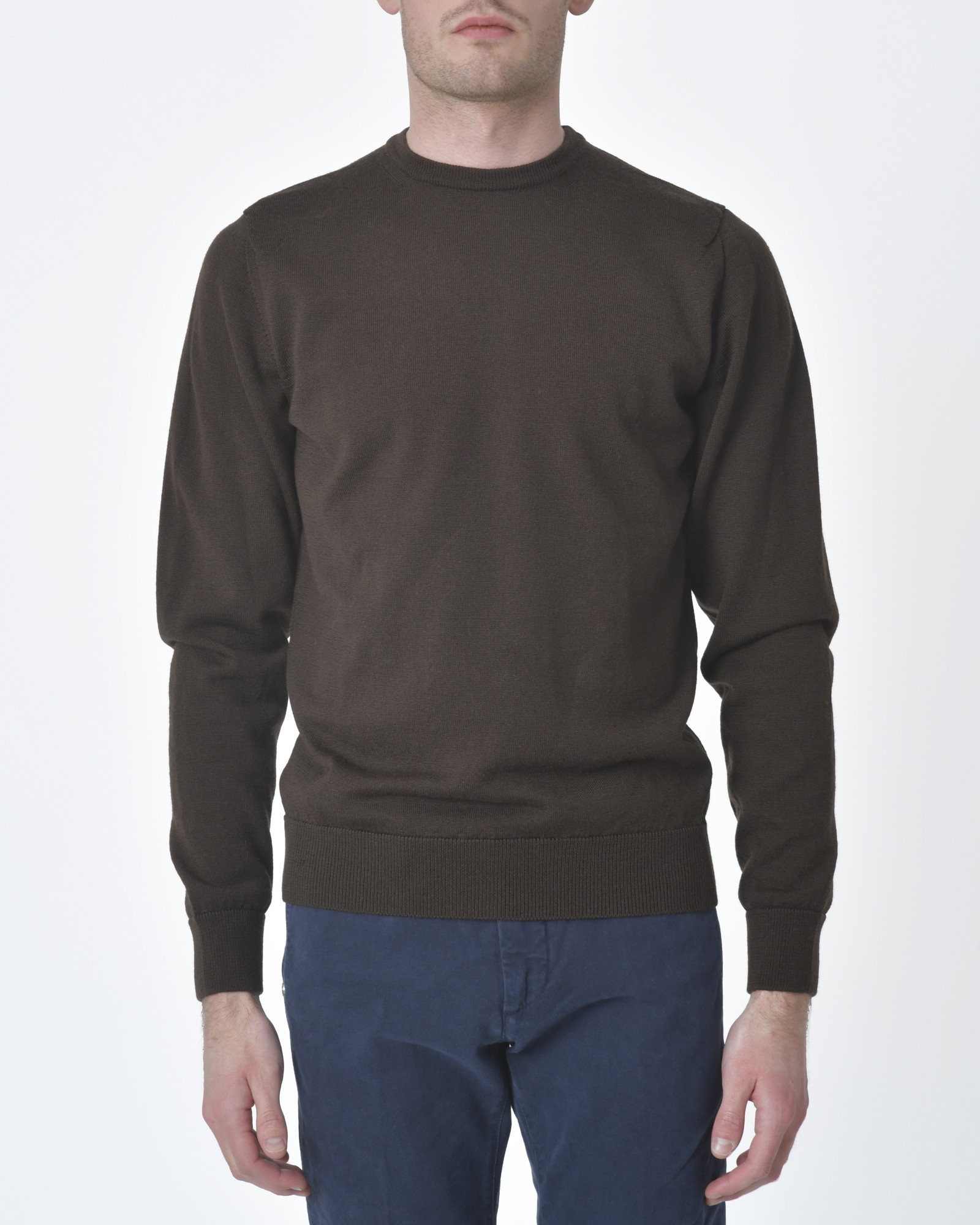 Pull maille marron Casheart