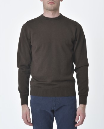 Pull maille marron Casheart