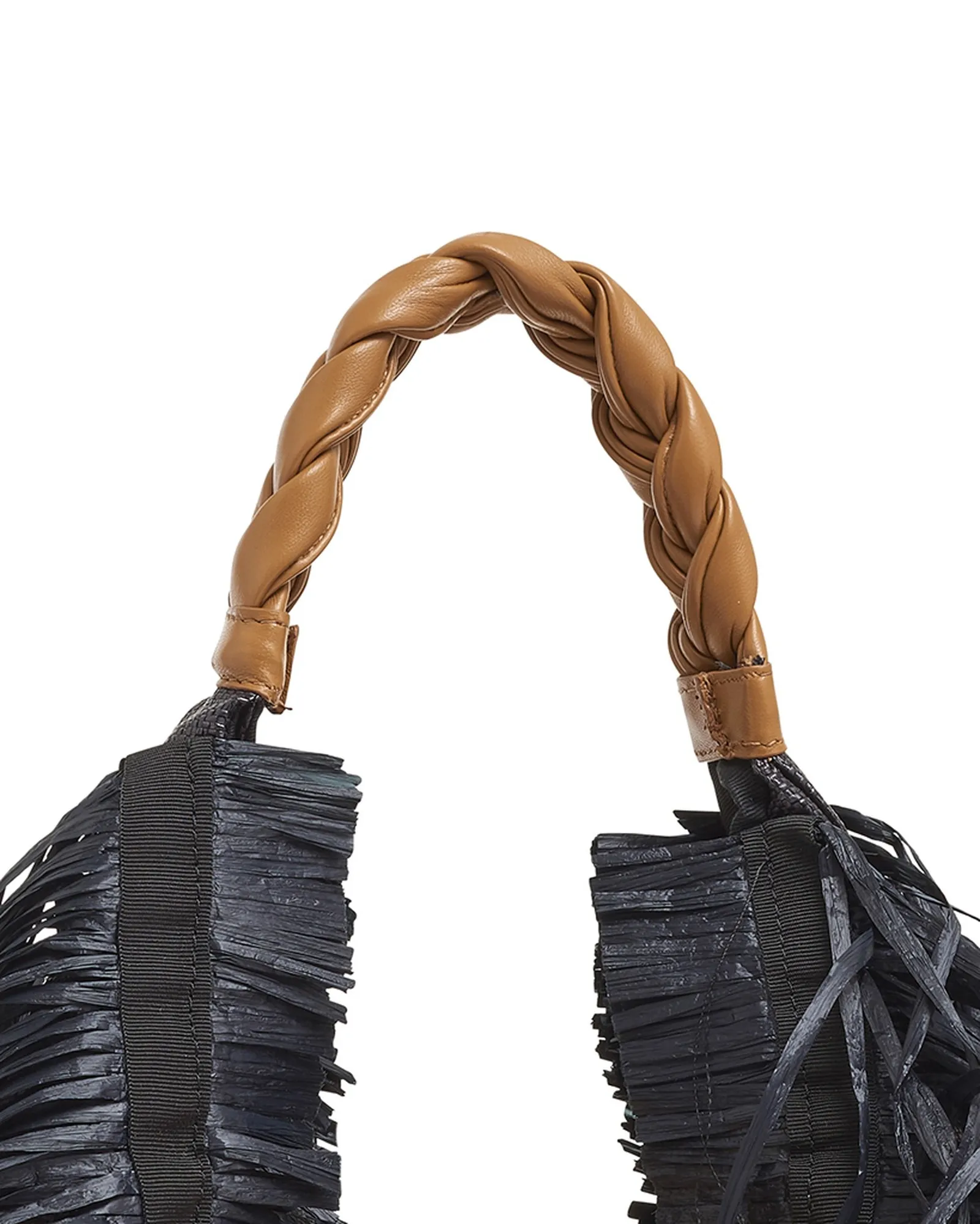 Sac à main avec franges et poignées en cuir Anita Bilardi 