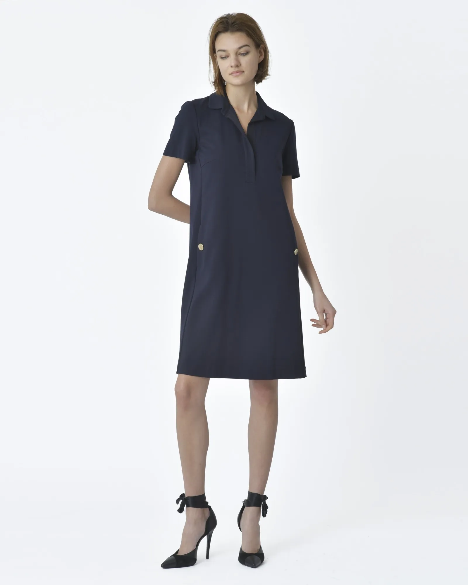 Robe droite bleu marine Les Copains