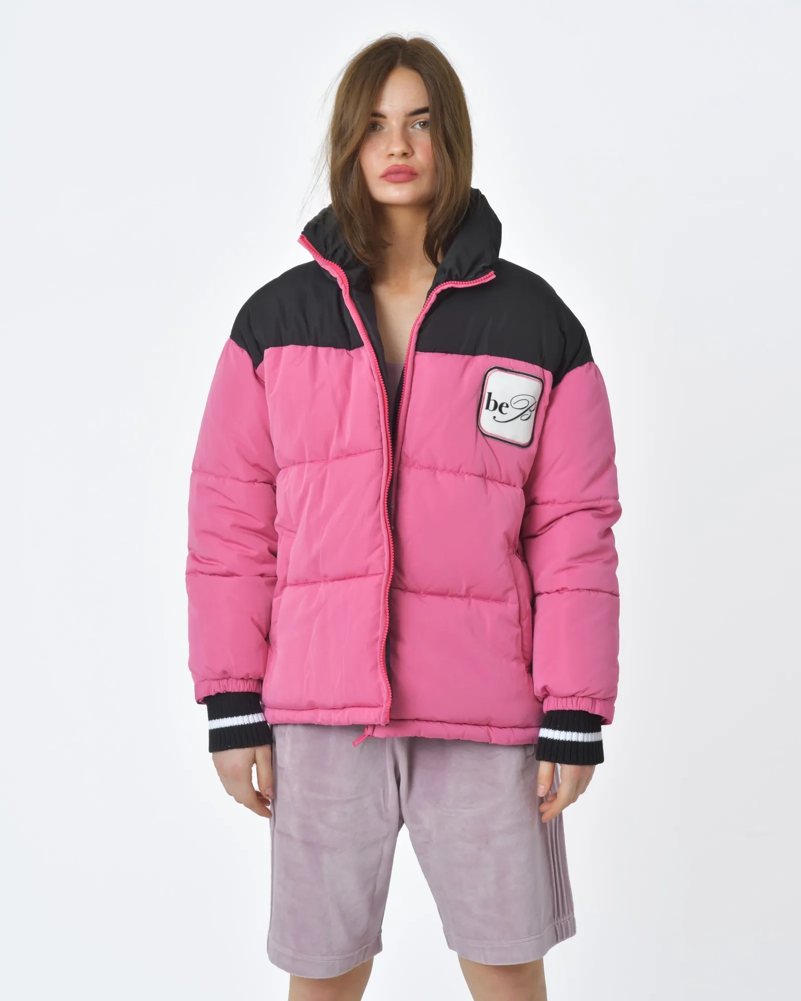 Manteau rose et noir Blumarine