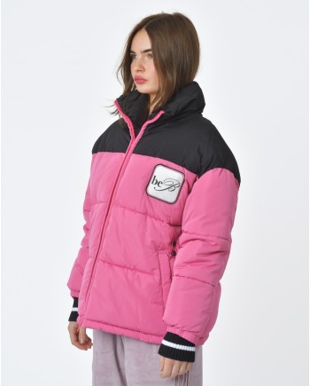 Manteau rose et noir Blumarine