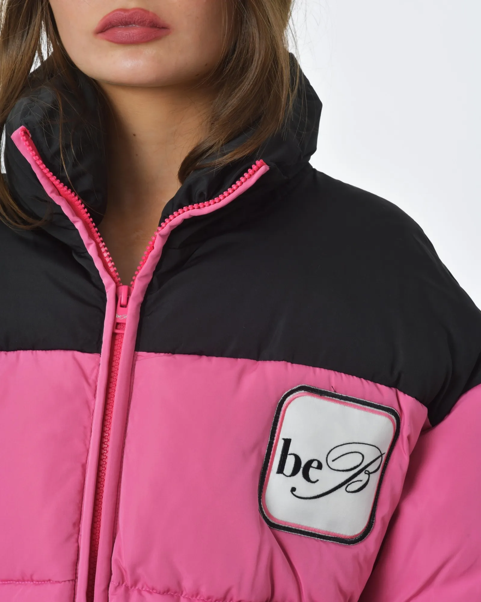 Manteau rose et noir Blumarine