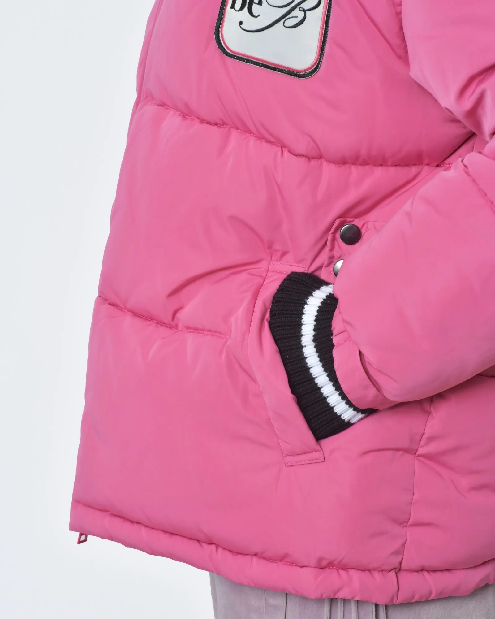 Manteau rose et noir Blumarine