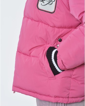 Manteau rose et noir Blumarine