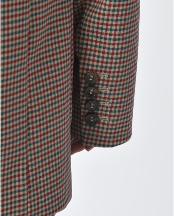 Veste beige à carreaux Brag-Wette 