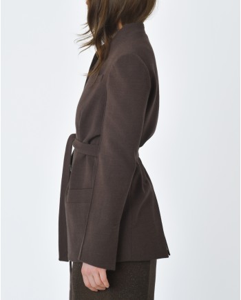 Veste marron Tela