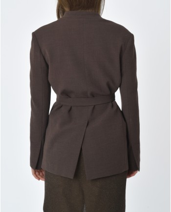 Veste marron Tela